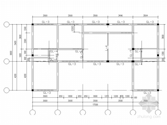 两层砖混结构农村自住房结构CAD施工图纸 - 3