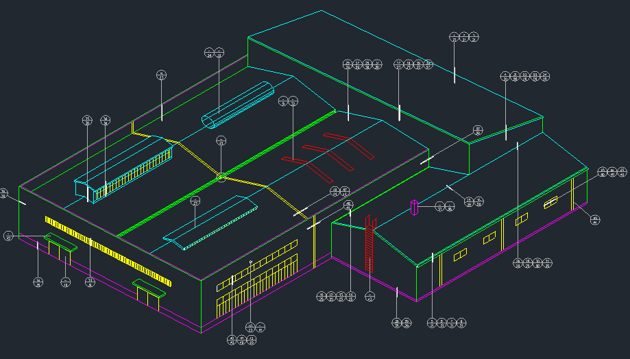 钢结构厂房各部分彩连件标准详细设计CAD图纸 - 1