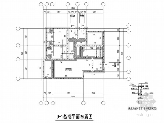薄壁轻钢龙骨别墅结构CAD施工图纸 - 3