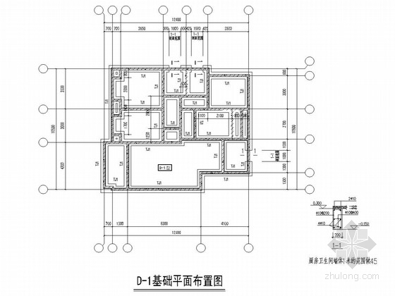 薄壁轻钢龙骨别墅结构CAD施工图纸 - 5