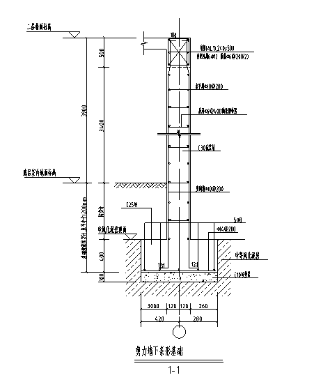 3栋6层砖混结构经济适用房结构CAD施工图纸（2012） - 1