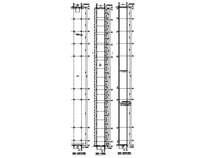 轻钢结构连廊招标图纸(建筑结构CAD图纸) - 1