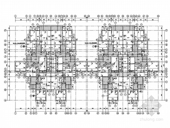 18层剪力墙结构住宅楼结构CAD施工图纸 - 1