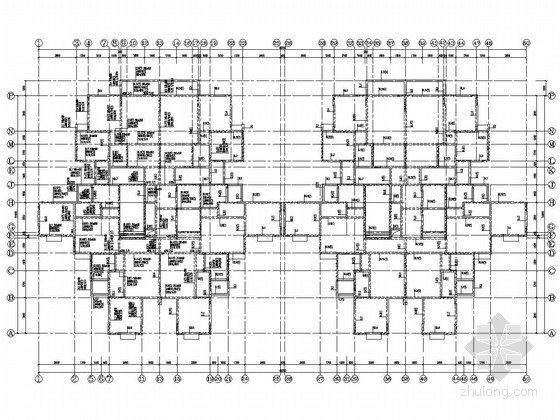 18层剪力墙结构住宅楼结构CAD施工图纸 - 2