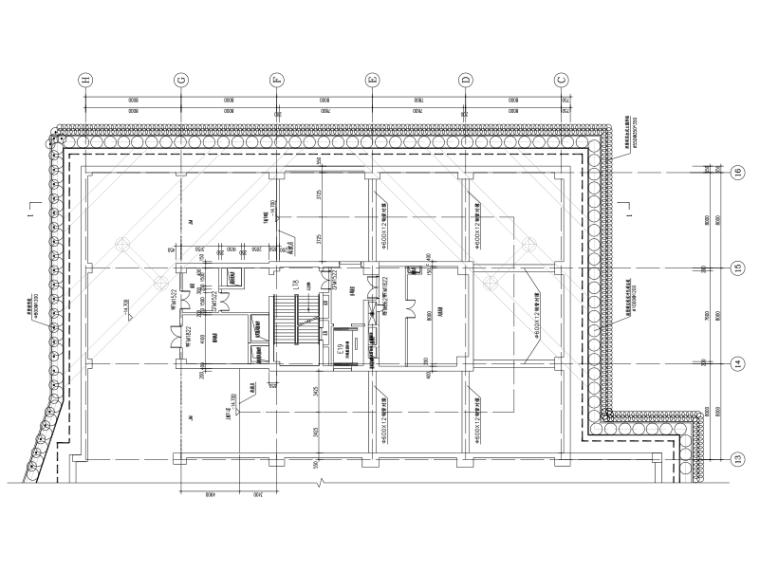 门诊综合楼地下基坑支护工程CAD施工图纸 - 3