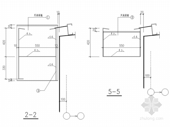 单跨门式钢架厂房设计参考CAD图纸 - 1