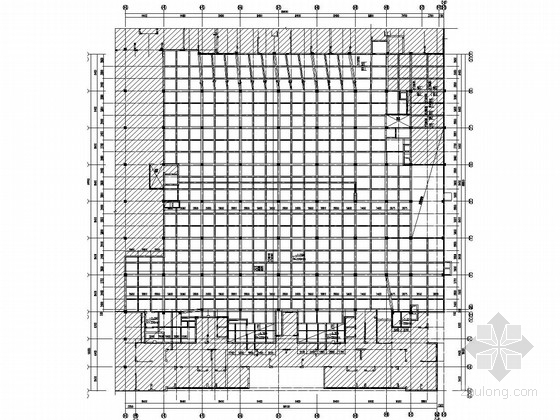 住宅楼地下1层框架结构地下室结构CAD施工图纸 - 2