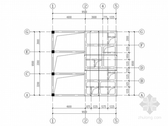 地上单层砌体结构污水池结构CAD施工方案图纸 - 2