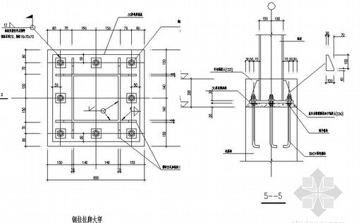 观光电梯钢结构设计CAD图纸 - 1
