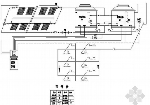 太阳能热水器原理CAD详施工图纸 - 2