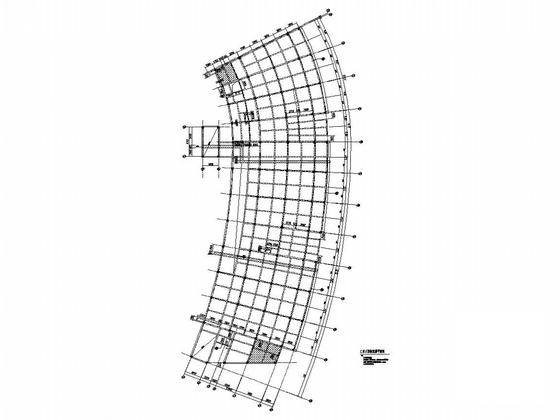 16层框筒办公楼及4层框架商场结构CAD施工图纸（建施、钢结构连廊） - 2