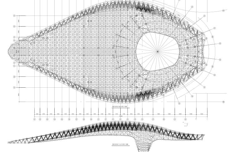 2层奥体中心网球馆结构CAD施工图纸.dwg - 3