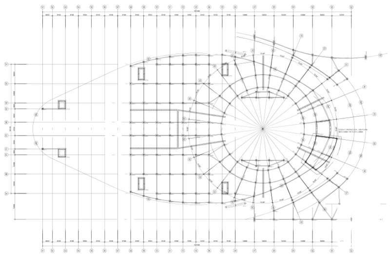 2层奥体中心网球馆结构CAD施工图纸.dwg - 5