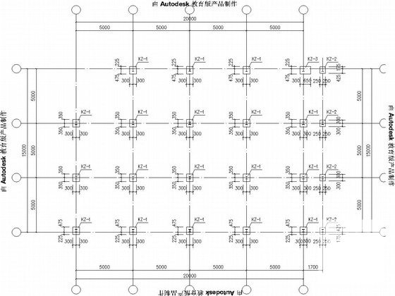 很全面的钢结构自行车棚结构CAD施工图纸 - 1