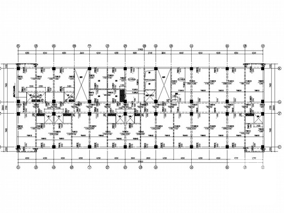5层框架结构综合楼CAD施工图纸（带裙楼及建筑图纸） - 4