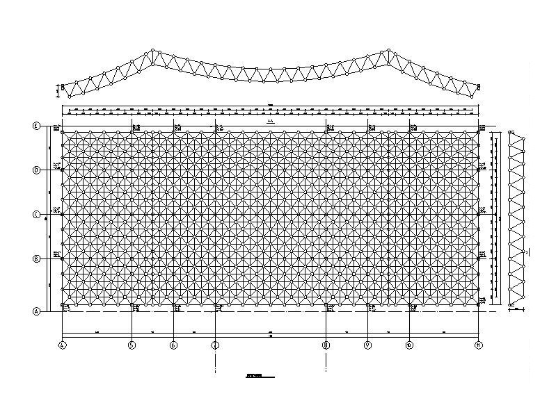 3层火车站站房及雨棚结构初步设计CAD施工方案图纸2017 - 4