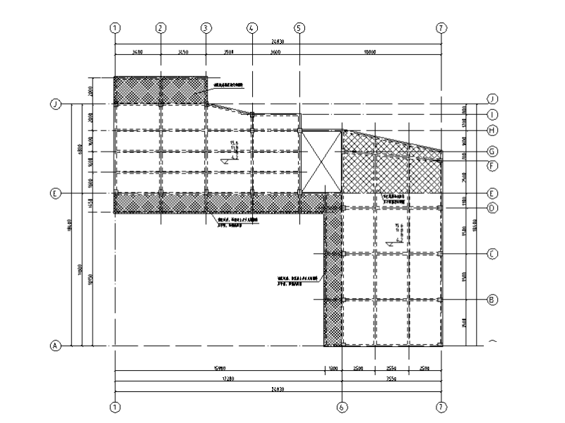 校室及宿舍楼框架结构加固改造CAD施工图纸2016 - 4