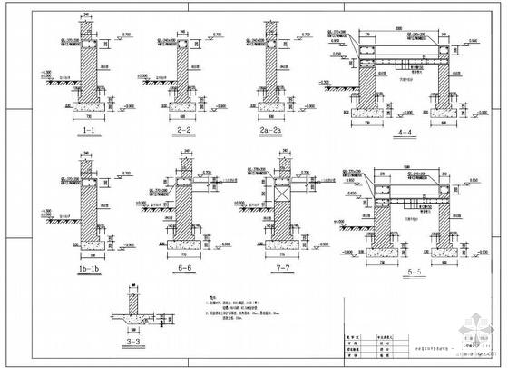 5层大厦改造为冷库结构设计方案CAD施工图纸(现浇钢筋混凝土) - 1