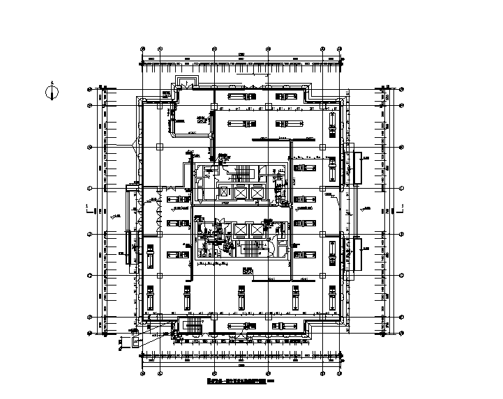 16层市研发大楼空调风管设计CAD施工图纸（系统图纸、平面图纸、大样详细图纸）(压缩式冷水机组) - 4