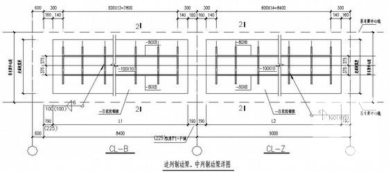 189X108多跨重型格构式厂房结构施工图纸 - 1