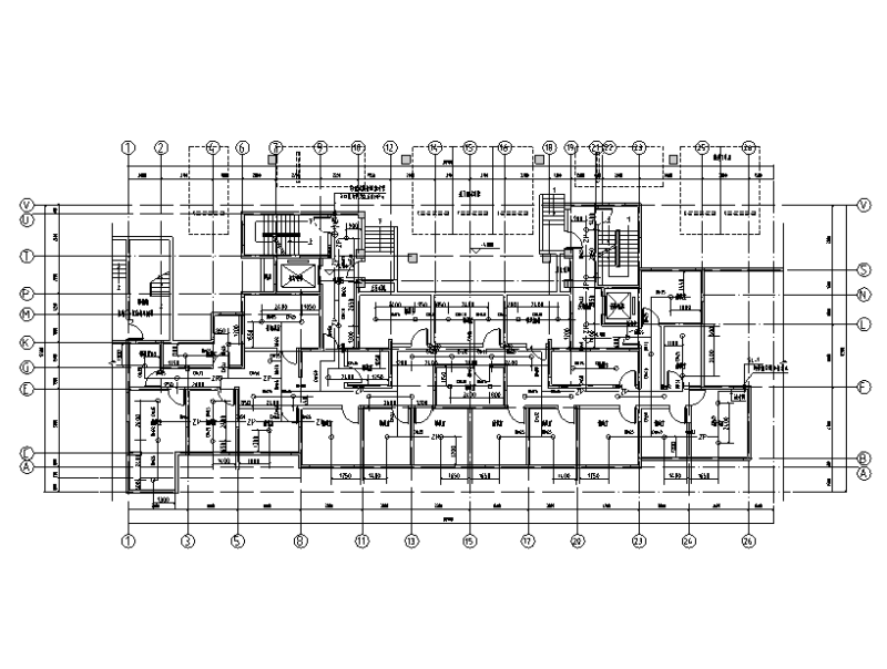 华润20层住宅楼给排水设计CAD施工图纸(太阳能热水系统) - 3