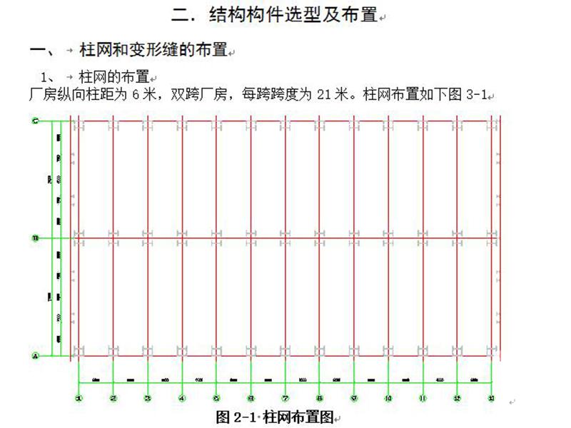 单层双跨重型钢结构厂房毕业设计方案计算书(墙体建筑构造) - 5