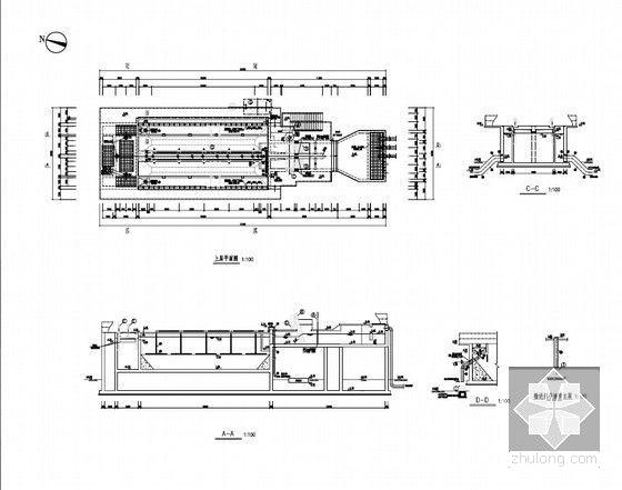 污水处理厂初步设计工艺图纸(曝气沉砂池图) - 2