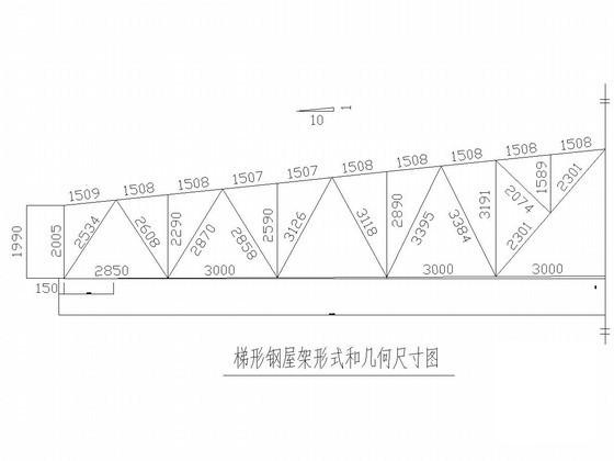 30米跨度车间钢屋架课程设计 - 1