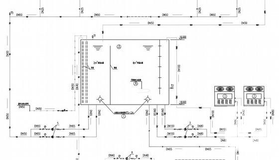 4层大型社区小学建筑群给排水消防CAD施工图纸 - 3