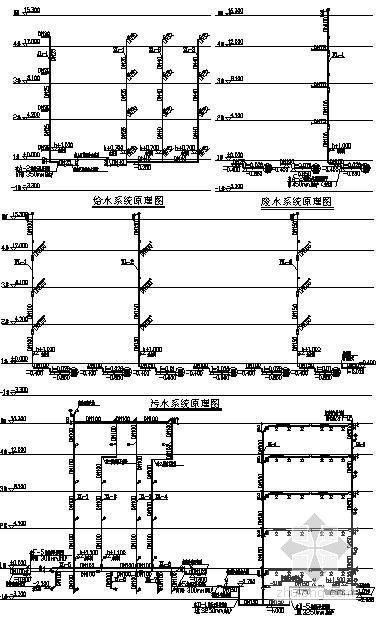 超市给排水全套CAD大样图 - 1