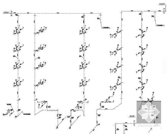 5层建筑给排水施工大样图（办公楼专家楼综合楼）. - 1