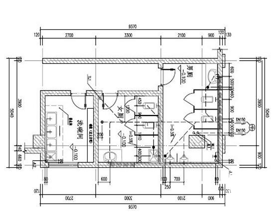 5层建筑给排水施工大样图（办公楼专家楼综合楼）. - 4