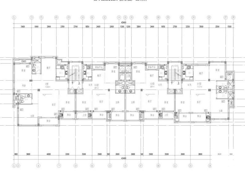 安置房分体空调及防排烟系统设计施工大样图.dwg - 1