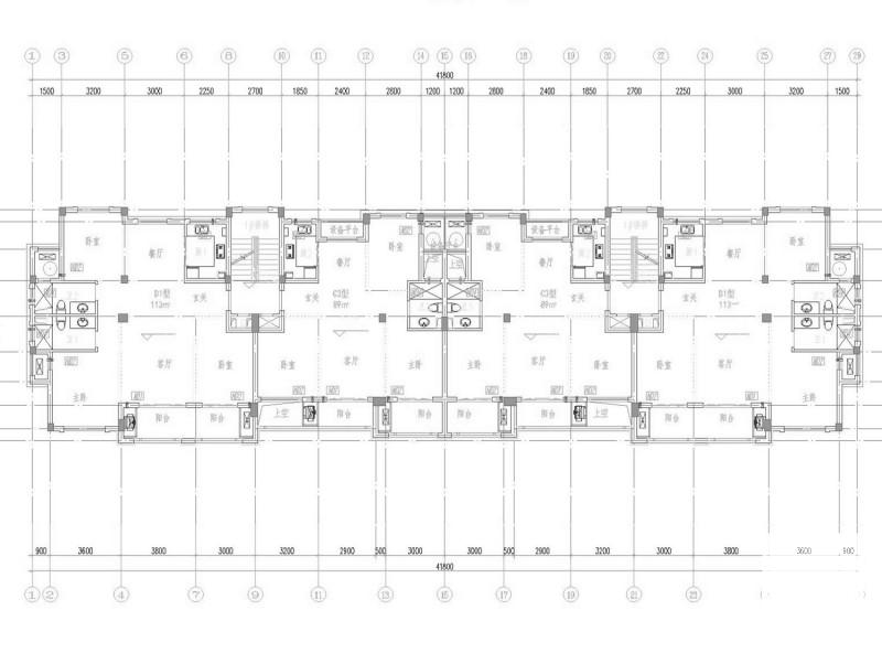 安置房分体空调及防排烟系统设计施工大样图.dwg - 2