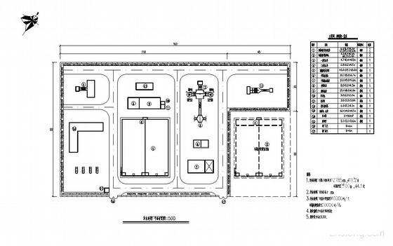 污水处理厂平面CAD施工图纸及高程CAD施工图纸 - 2
