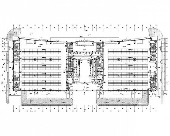 2层大型城市广场、会展中心给排水CAD施工图纸(室外消火栓系统) - 4