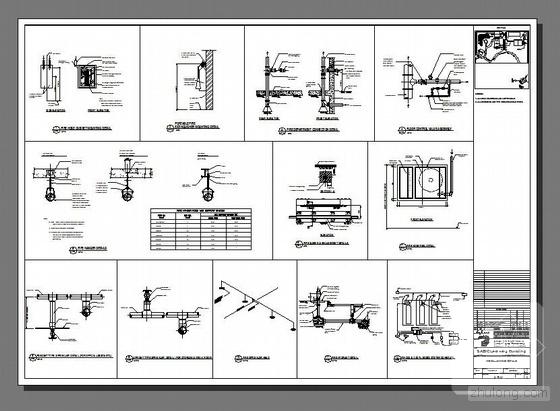 大厦给排水CAD施工图纸（英文） - 1