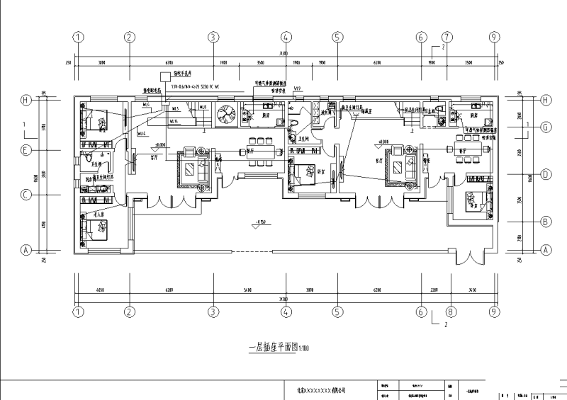 别墅-电气CAD施工图纸 - 4