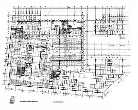 最新公寓地下室人防车库电气CAD施工图纸 - 3