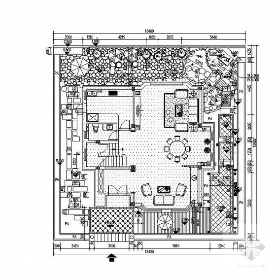 别墅景观设计CAD施工图纸.dwg - 2