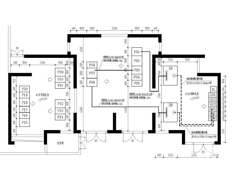 小区配电房布置及系统图纸.dwg - 4