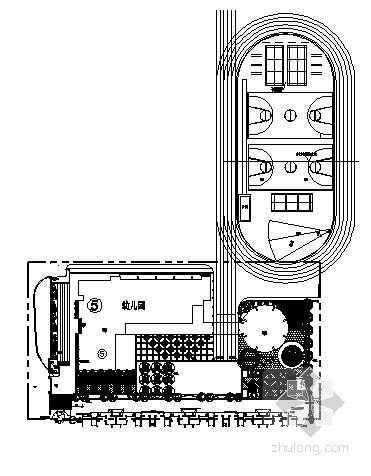 汽车厂幼儿园景观设计初步规划.dwg - 1