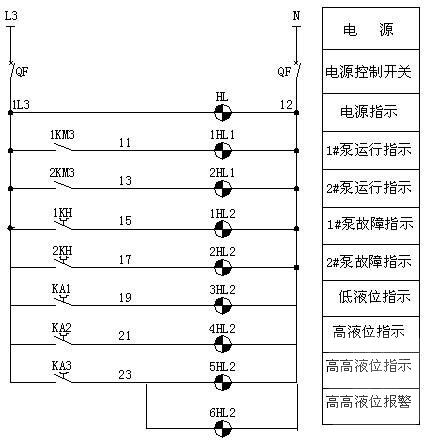 电气消防水泵星三角启动控制原理图纸.dwg - 2