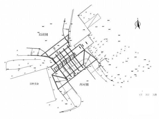 洼地泵站加固工程CAD施工图纸.dwg - 1