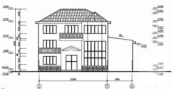 整套别墅建筑结构设计CAD图纸.dwg - 2
