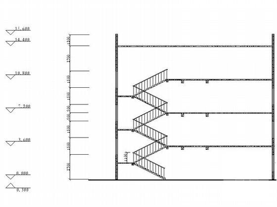 4层教学楼建筑方案设计CAD图纸 - 2