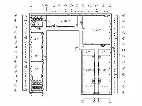 4层教学楼建筑方案设计CAD图纸 - 3