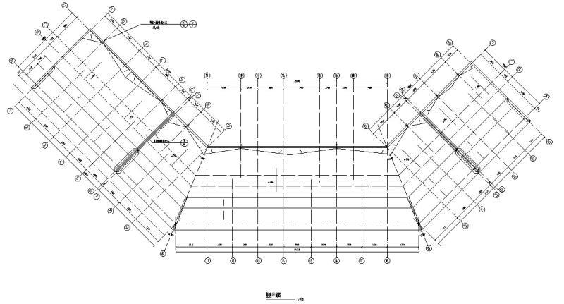 多层仿古式中式居住建筑设计方案（施工方案CAD图纸、钢结构） - 3