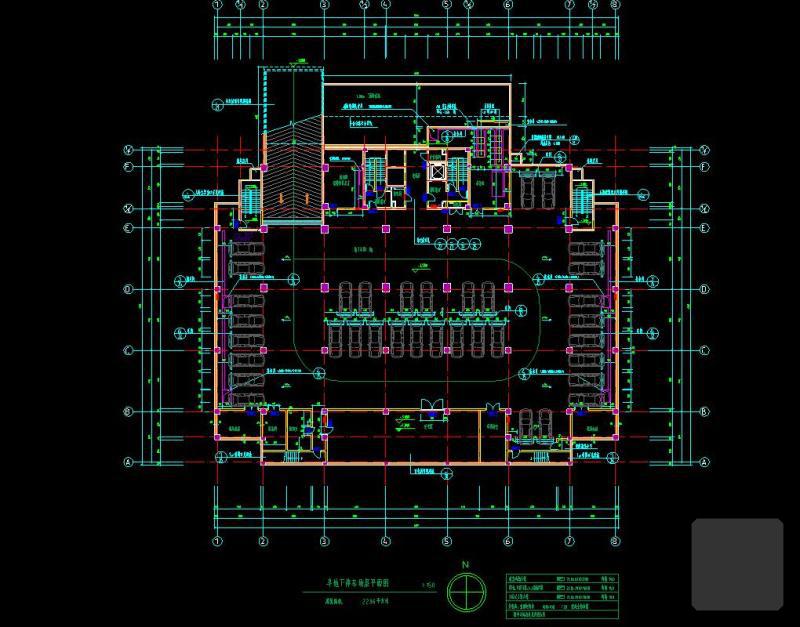 税务局办公楼建筑cad施工图纸.dwg - 2