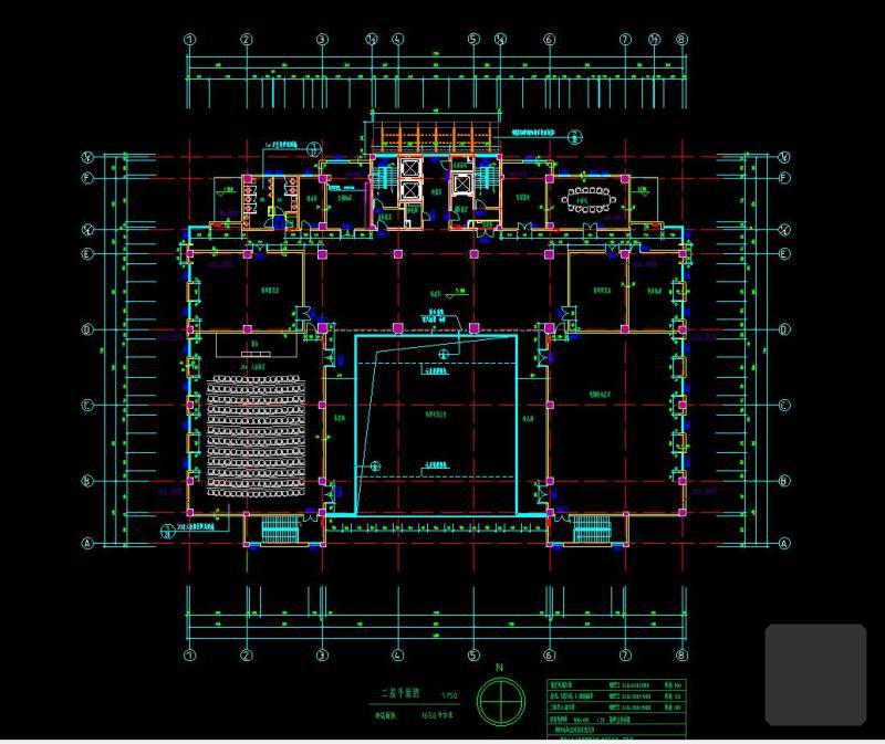 税务局办公楼建筑cad施工图纸.dwg - 5